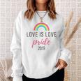 Love Is Love 2019 Lgbt Gay Pride Sweatshirt Gifts for Her