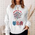 Party In The Usa 4Th Of July Patriotic Disco Ball Retro Patriotic Funny Gifts Sweatshirt Gifts for Her