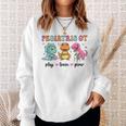 Pediatric Occupational Therapy Ot Assistant Cute Dinosaur Sweatshirt Gifts for Her