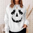 Pumpkin French Bulldogn Halloween Frenchie Sweatshirt Gifts for Her