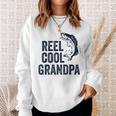 Reel Cool Grandpa Fathers Day For Fisherman Sweatshirt Gifts for Her