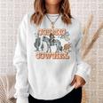 Retro Cowgirl In Space Cosmic Cowboy Western Country Cowgirl Sweatshirt Gifts for Her