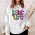 Retro Lake Life Apparel Lake Lover Gifts Travel Adventure Sweatshirt Gifts for Her