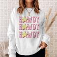 Retro Vintage Howdy Rodeo Western Country Southern Cowgirl Sweatshirt Gifts for Her
