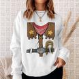 Rodeo Outfit Wild Western Cowboy Cowgirl Halloween Costume Sweatshirt Gifts for Her