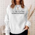 Sarcasm The Elements Of My Personality Periodic Table Sweatshirt Gifts for Her