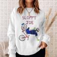 Sloppy Joe Running The Country Is Like Riding A Bike Sweatshirt Gifts for Her