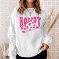 Southern Cowgirl Rodeo White Howdy Western Retro Cowboy Hat Sweatshirt Gifts for Her