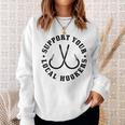 Support Your Local Hookers Fisherman Fish Funny Fishing Sweatshirt Gifts for Her