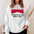 Two Things We Don’T Chase Cowboys & Tequila Cowgirl Rodeo Sweatshirt Gifts for Her