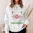 Ugly Christmas Sweater Let There Be Pizza On Earth Sweatshirt Gifts for Her