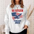 Us Citizen - Established 2023 - Proud New American Citizen Sweatshirt Gifts for Her