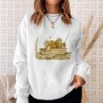 Vintage Frog Toad Friend Cottagecore Aesthetic Frog Lovers Sweatshirt Gifts for Her