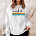 Vintage Peekskill New York Retro Sweatshirt Gifts for Her