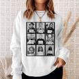 Vintage Scary Horror Movie Halloween Character Autumn Sweatshirt Gifts for Her