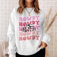 Vintage White Howdy Rodeo Western Hat Southern Cowgirl Sweatshirt Gifts for Her