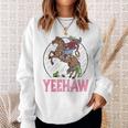 Vintage Yeehaw Howdy Rodeo Western Country Southern Cowgirl Sweatshirt Gifts for Her