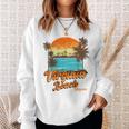 Virginia Beach Virginia Summer Vacation Palm Trees Sunset Vacation Funny Gifts Sweatshirt Gifts for Her