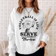 Volleyball Is Life Inspirational Motivation Volleyball Quote Sweatshirt Gifts for Her