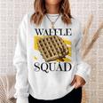 Waffle Squad Ironic Waffle Gourmet Hobby Chef Sweatshirt Gifts for Her