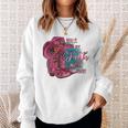 Walk By Faith Not By Sight Cowgirl Boots With Hat Pink Faith Funny Gifts Sweatshirt Gifts for Her