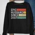 16Th Wedding Anniversary For Him - Epic Husband 2007 Gift Sweatshirt Gifts for Old Women