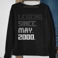 21St Birthday Gifts 21 Years Old Legend Since May 2000 Sweatshirt Gifts for Old Women