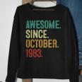 40 Year Old Awesome Since October 1983 40Th Birthday Sweatshirt Gifts for Old Women