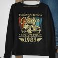 40 Year Old Vintage 1983 Classic Car 40Th Birthday Gifts Sweatshirt Gifts for Old Women