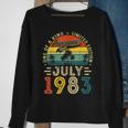 40 Years Old Gift 40Th Birthday Men Awesome Since July 1983 40Th Birthday Funny Gifts Sweatshirt Gifts for Old Women