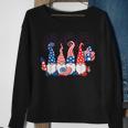 4Th Of July 2023 Patriotic Gnomes Funny American Usa Flag Sweatshirt Gifts for Old Women