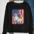 4Th Of July American Flag Usa Funny Cowboy Patriotic Eagle Sweatshirt Gifts for Old Women