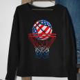 4Th Of July American Patriotic Basketball Us Flag Men Boys Patriotic Funny Gifts Sweatshirt Gifts for Old Women