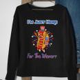 4Th Of July Im Just Here For The Wieners Hot Dogs Funny Sweatshirt Gifts for Old Women