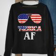 4Th Of July Patriotic Funny Merica Af Patriotic Funny Gifts Sweatshirt Gifts for Old Women