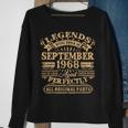 55Th Birthday Decoration Legends Born In September 1968 Sweatshirt Gifts for Old Women