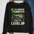 5Th Grade Complete Time To Level Up Happy Last Day Of School Sweatshirt Gifts for Old Women