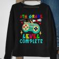 5Th Grade Level Complete Cute Game Controller Gamer Graduate Sweatshirt Gifts for Old Women