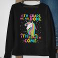 6Th Grade Graduation Magical Unicorn 7Th Grade Here We Come Sweatshirt Gifts for Old Women