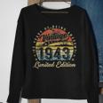 80 Year Old Gifts Vintage 1943 Limited Edition 80Th Birthday Sweatshirt Gifts for Old Women