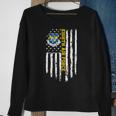 8Th Air Force American Flag Sweatshirt Gifts for Old Women