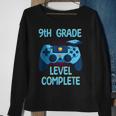 9Th Grade Level Complete Last Day Of School Funny Graduation Sweatshirt Gifts for Old Women
