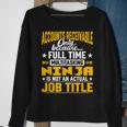 Accounts Receivable Job Title Accounts Receivable Assistant Sweatshirt Gifts for Old Women