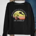 Adventure Is Worthwhile In Itself Earhart Day Sweatshirt Gifts for Old Women
