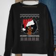 African American Woman Ugly Christmas Sweater Pajama Sweatshirt Gifts for Old Women