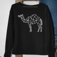 African Camel Safari Low Poly Graphic Sweatshirt Gifts for Old Women