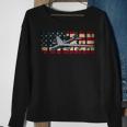 Air Force B52 Stratofortress Bomber American Flag Sweatshirt Gifts for Old Women