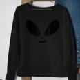Alien Face Costume Extraterrestrial Halloween Lazy Easy Sweatshirt Gifts for Old Women