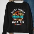 Aloha Hawaii Hawaiian Vacation 2023 Matching Family Group Sweatshirt Gifts for Old Women