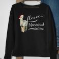 Alpaca Fleece Navidad ChristmasSweatshirt Gifts for Old Women